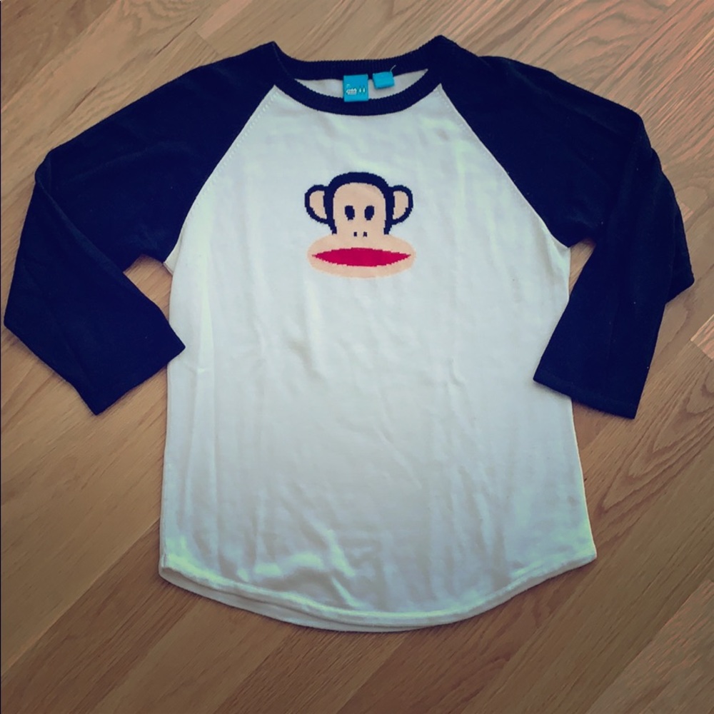 Size L Paul Frank baseball-style sweater